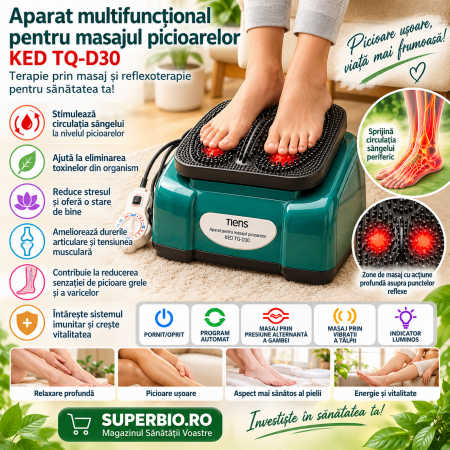 Aparate Pentru Mentinerea Sanatatii - Aparat de masaj pentru tălpi KED TQ-D30 – Stimularea circulației | Reducere -15%