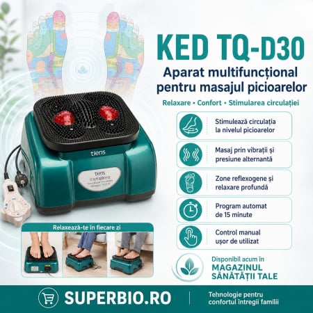 Aparate Pentru Mentinerea Sanatatii - Aparat de masaj pentru tălpi KED TQ-D30 – Stimularea circulației | Reducere -15%