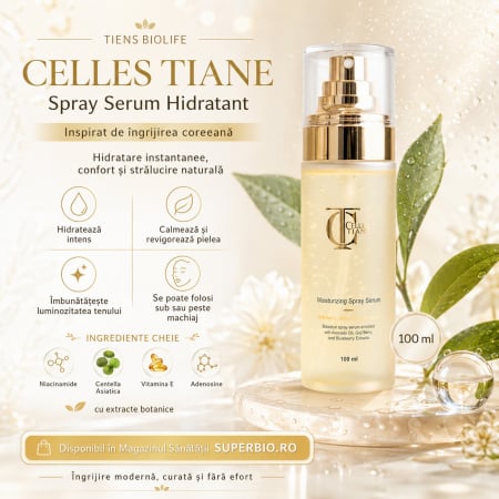 Cosmetice si Ingrijire Personala - Celles Tiane Spray Serum Hidratant