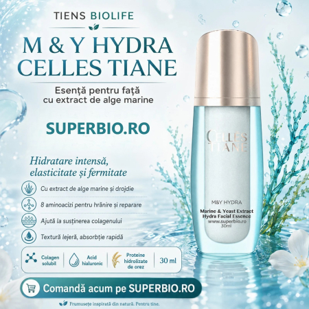 Cosmetice si Ingrijire Personala - Esență pentru față cu extracte marine M&Y Hydra Celles Tiane