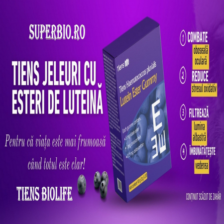 Jeleuri Tiens cu esteri de luteina