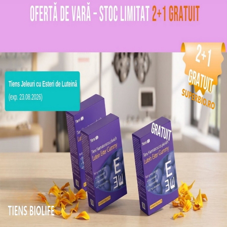 Suplimente Nutritive - Oferta de vara - Jeleuri cu esteri de luteina | 2+1 GRATIS | Stoc limitat