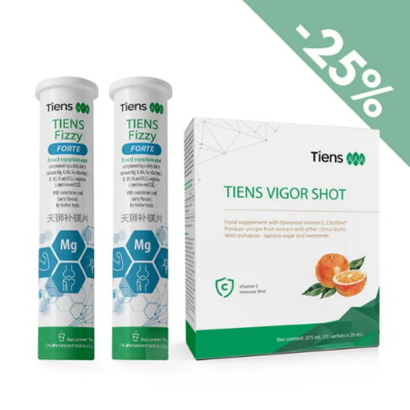Suplimente Nutritive - OFERTA DE VARĂ TIENS – Fizzy Forte + Vigor Shot | 25% reducere