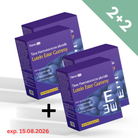 Suplimente Nutritive - OFERTA Jeleuri cu esteri de luteina 2+2 GRATIS