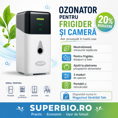Aparate de Purificare si Ionizare a Apei si a Aerului - Ozonator pentru frigider si camera