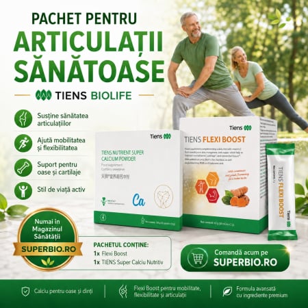Suplimente Nutritive - Pachet pentru Articulații Sănătoase TIENS BIOLIFE – Super Calciu Nutritiv și Flexi Boost -20%