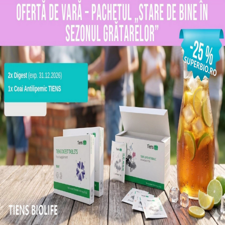 Suplimente Nutritive - Oferta de vara - Pachetul Stare de Bine în Sezonul Grătarelor