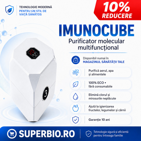 Aparate de Purificare si Ionizare a Apei si a Aerului - Purificator molecular multifunctional