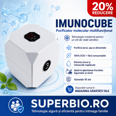 Aparate de Purificare si Ionizare a Apei si a Aerului - Purificator molecular multifunctional
