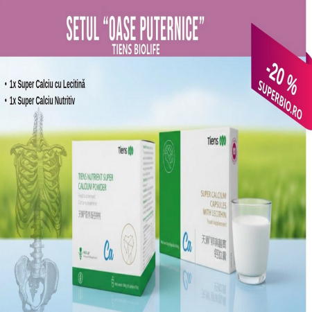 Suplimente Nutritive - Setul oase puternice