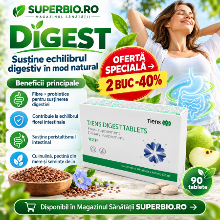 Suplimente Nutritive - TIENS Digest – Pachet 2 x 90 Tablete, Ofertă -40%