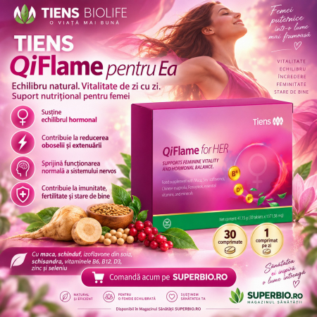 Suplimente Nutritive - TIENS QiFlame pentru EA – Suport pentru vitalitate și echilibru feminin