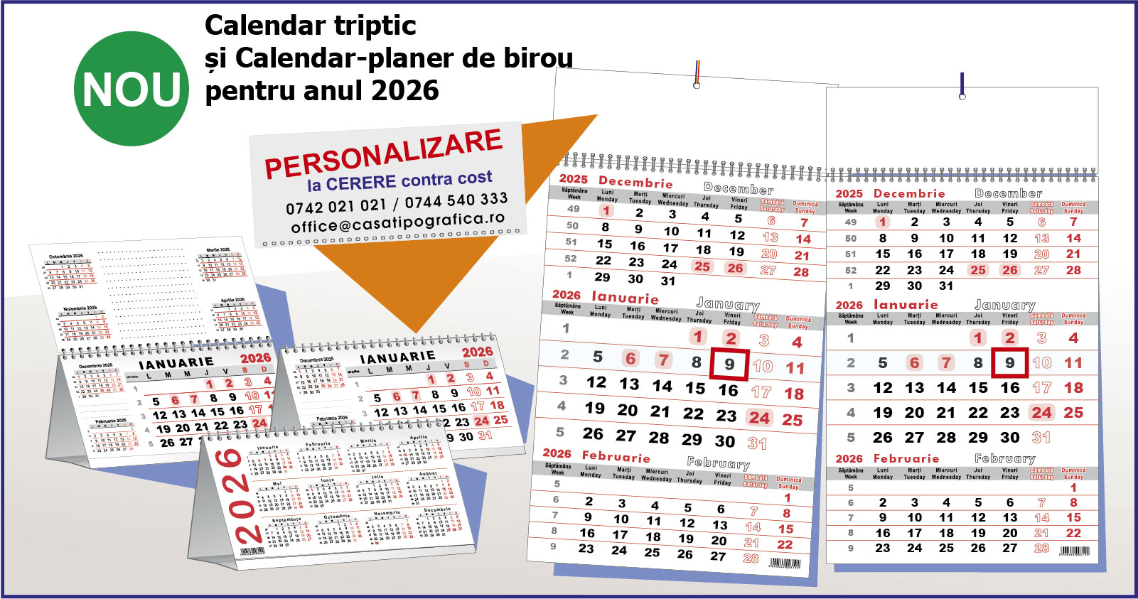 CALENDARE 2026