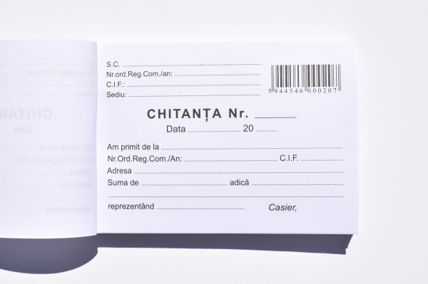 Chitanţier A7 tip 1 [2]