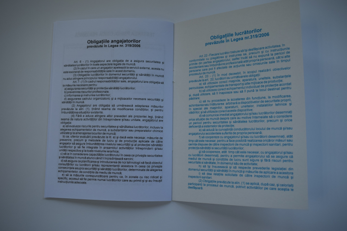 Fişă de instruire individuală privind securitatea şi sănătatea în muncă [7]