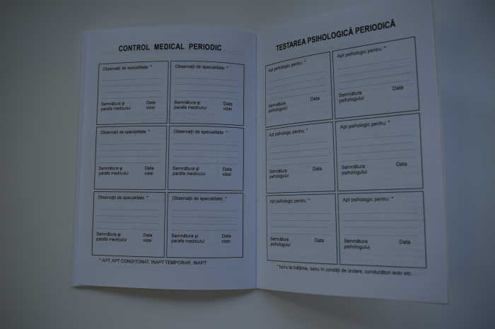 Fişă de instruire individuală privind securitatea şi sănătatea în muncă [6]