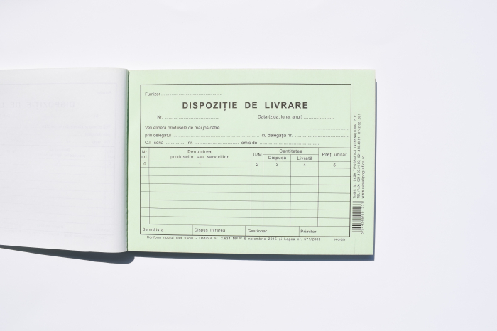 Dispoziţie de livrare tip 2 [3]