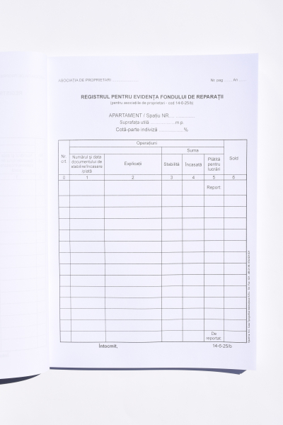 Registru pentru evidenţa fondului de reparaţii [2]