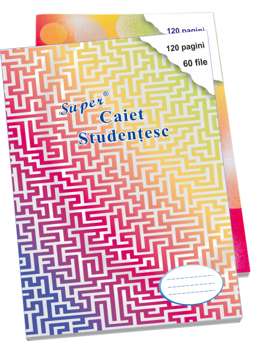 Super Caiet Studentesc A4 cu 60 file cu hârtie velină [2]