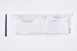 Bonuri - Bon de predare transfer restituire tip 1