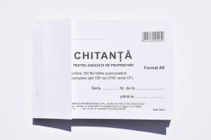 Chitanţiere - Chitanţier A6 tip 4 pentru asociaţii de proprietari