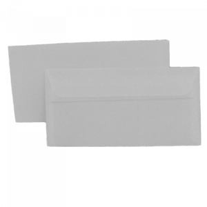 Plicuri - Plic DL 110x220 mm alb siliconat 80g (50 bucăţi)