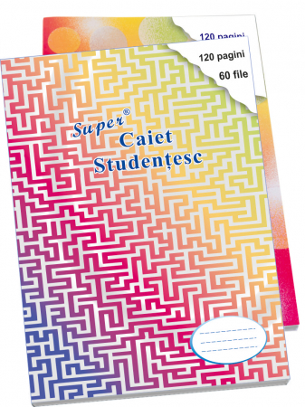 Super Caiet Studentesc A4 cu 60 file cu hârtie velină [1]