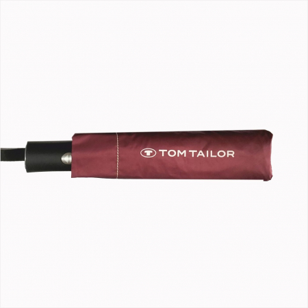 Tom Tailor - Umbrelă Tom Tailor automată culoare - rosu (barberry)