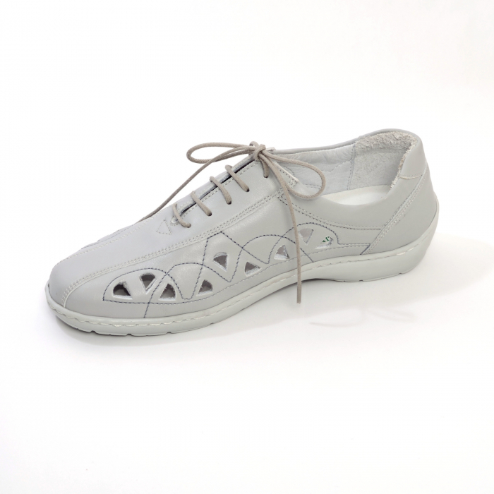 Pantofi din piele Medline Confort 441 Alb - Copie [3]
