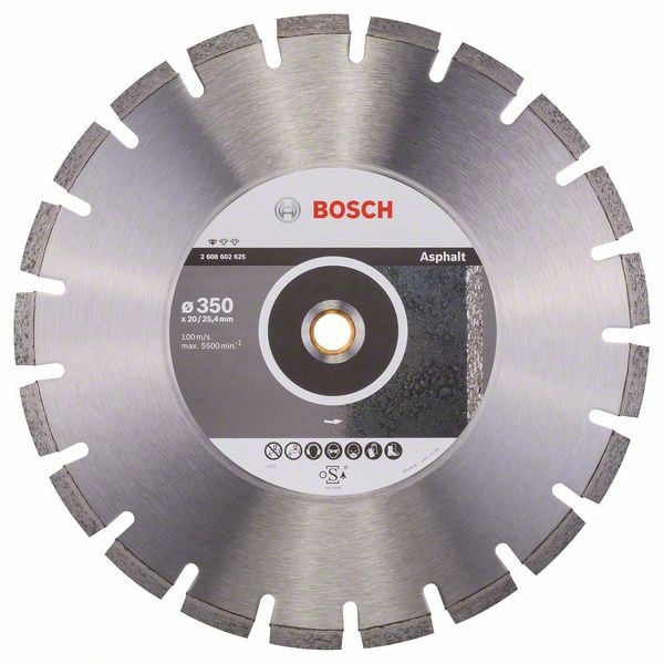 Disc diamantat pentru asfalt 350-20/25.4mm/Professional [2]