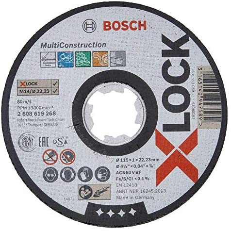 Disc X-LOCK Multi Material 115x1x22,23 pentru taieturi drepte ACS 60 V BF [1]