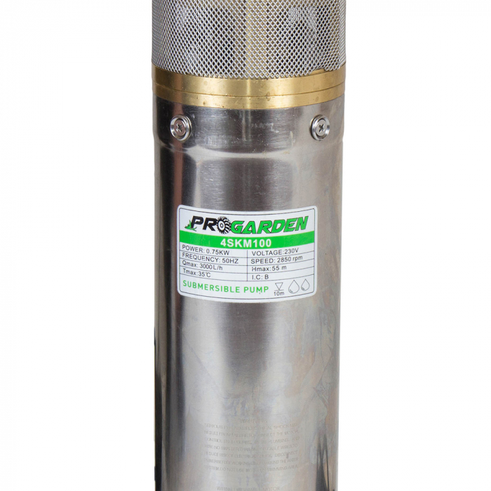 ProGARDEN 4SKM100-C pompa submersibila apa curata, 750W, 45L/min, flansa cupru [2]