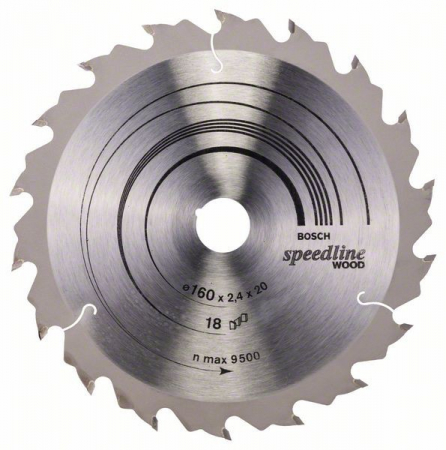 Disc pentru lemn Speedline Wood 160x20 Z18 [1]