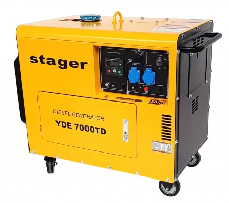 Stager YDE7000TD Generator insonorizat diesel monofazat 5kW, 18A, 3000rpm [0]