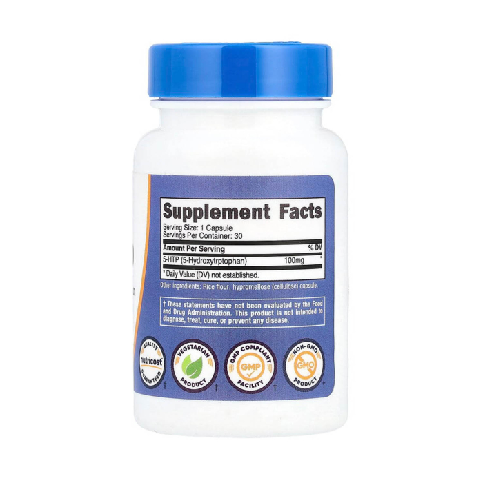 5-HTP, 100 mg, Nutricost, 30 capsule [2]