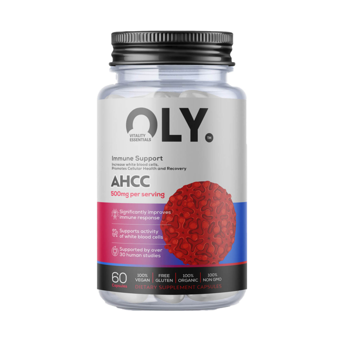 AHCC, 500 mg, OLY, 60 capsules [1]