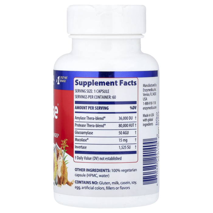 Allerase, Enzymedica, 60 capsule [2]