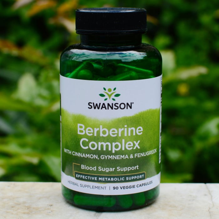 Berberine Complex With Cinnamon, Gymnema & Fenugreek, Swanson, 90 Caspule