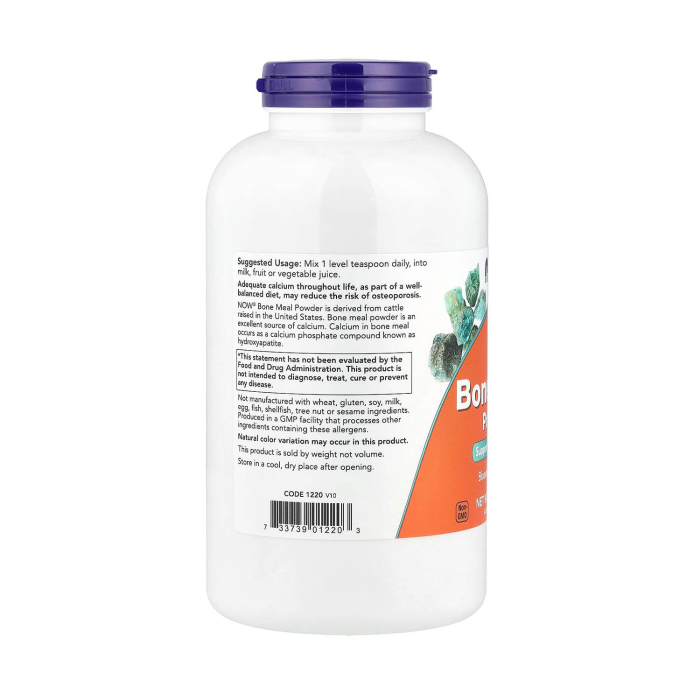 Bone Meal Powder, NOW Foods, 454g [3]