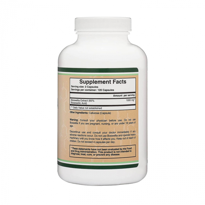 Boswellia Extract, 500 mg, Double Wood Supplements, 240 capsules [2]