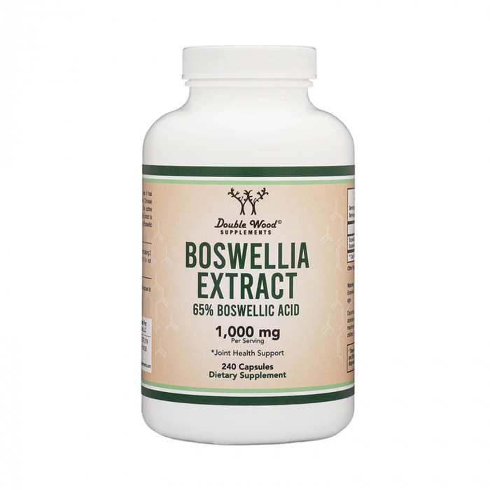 Boswellia Extract, 500 mg, Double Wood Supplements, 240 capsules [1]