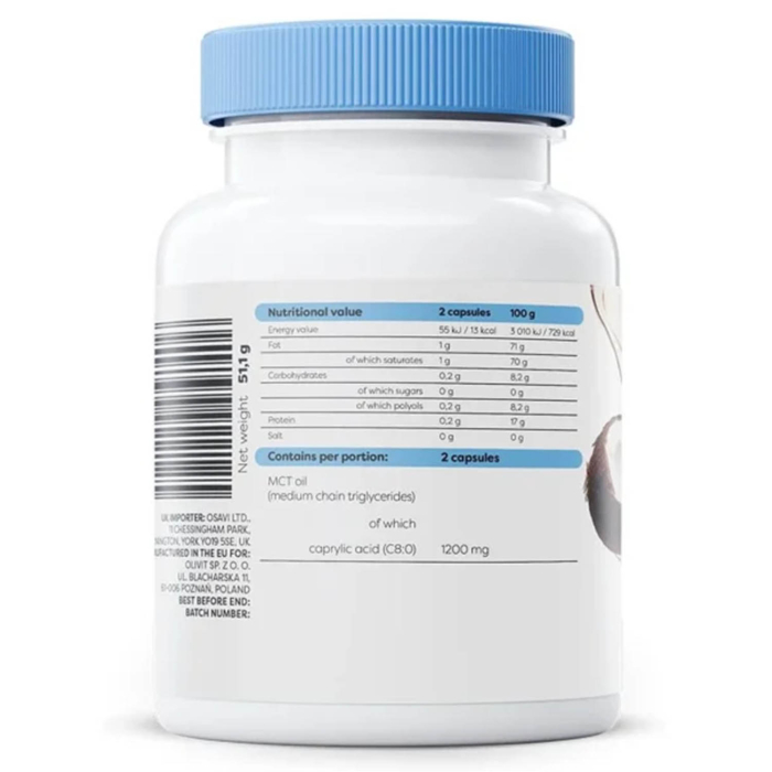 Caprylic Acid, 600 mg, Osavi, 60 softgels [3]