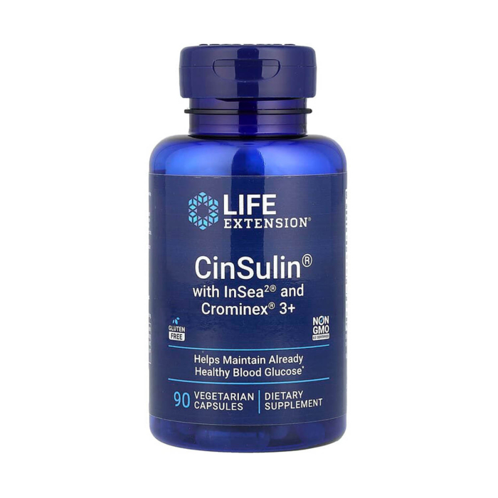 CinSulin® with InSea®2 and Crominex, Life Extension, 90 capsule [1]