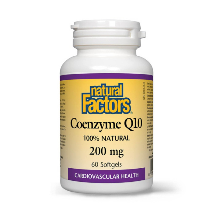 Coenzyme Q10, 200 mg, Natural Factors, 60 softgels [1]