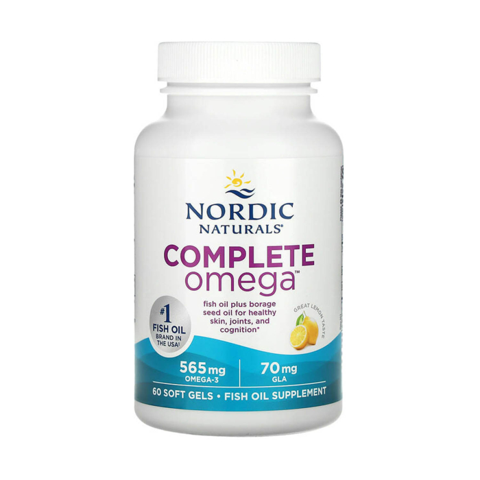 Complete Omega, Lemon, Nordic Naturals, 60 softgels [3]
