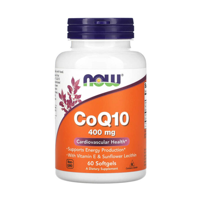 CoQ10 , 400 mg, NOW Foods, 60 softgels [1]