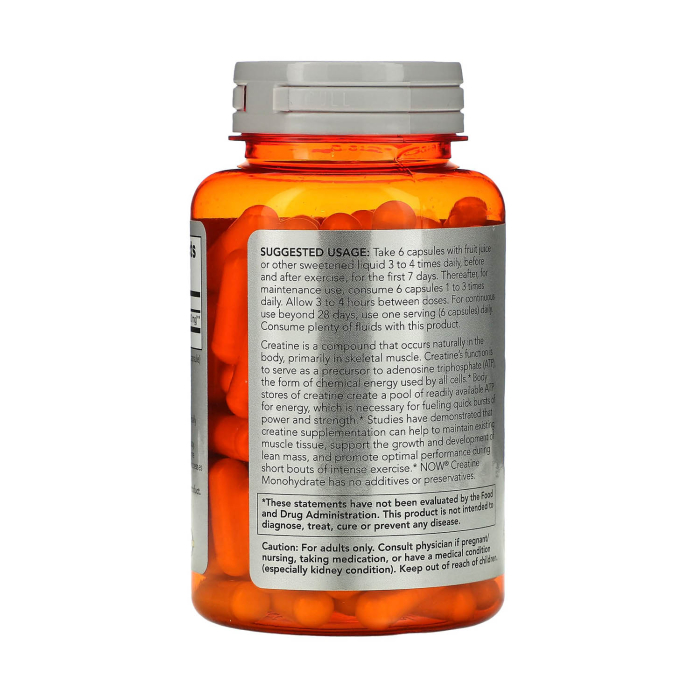 Creatine Monohydrate, 750 mg, NOW Foods, 120 capsule [3]
