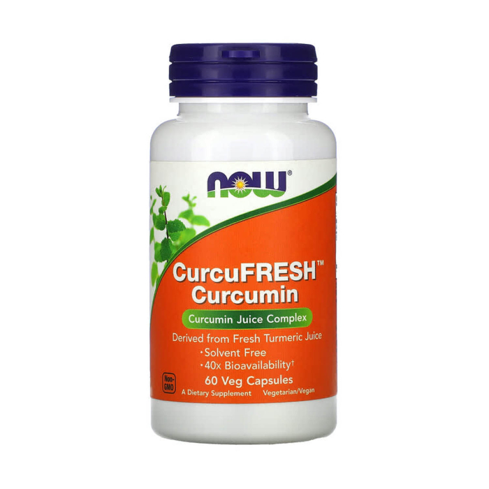 CurcuFresh Curcumin, 500 mg, NOW Foods, 60 capsule [1]