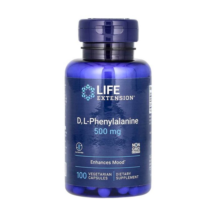 DL-Phenylalanine, 500 mg, Life Extension, 100 capsule [1]