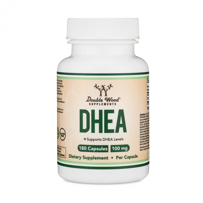 DHEA, 100 mg, Double Wood Supplements, 180 capsule [1]